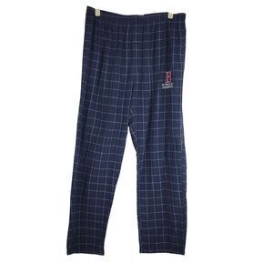 Boston Red Sox World Series Pajama Pants Blue Plaid World Series 2007 Men's XL